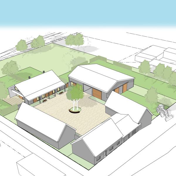 Vierseithof in Brandenburg